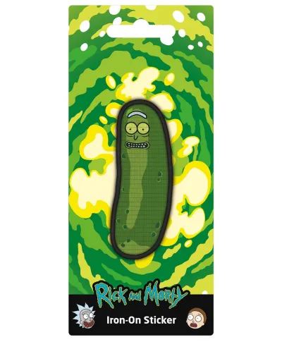 Rick And Morty Pickle Rick Embroidery - naprasowanka