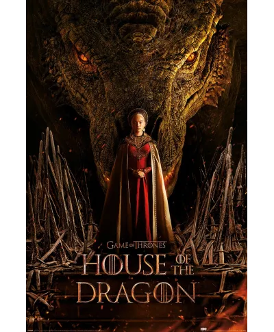 House Of The Dragon Throne - plakat