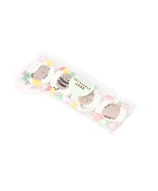 Pusheen Botanical - zestaw gumek do mazania