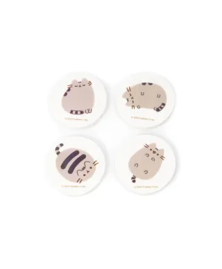 Pusheen Botanical - zestaw gumek do mazania