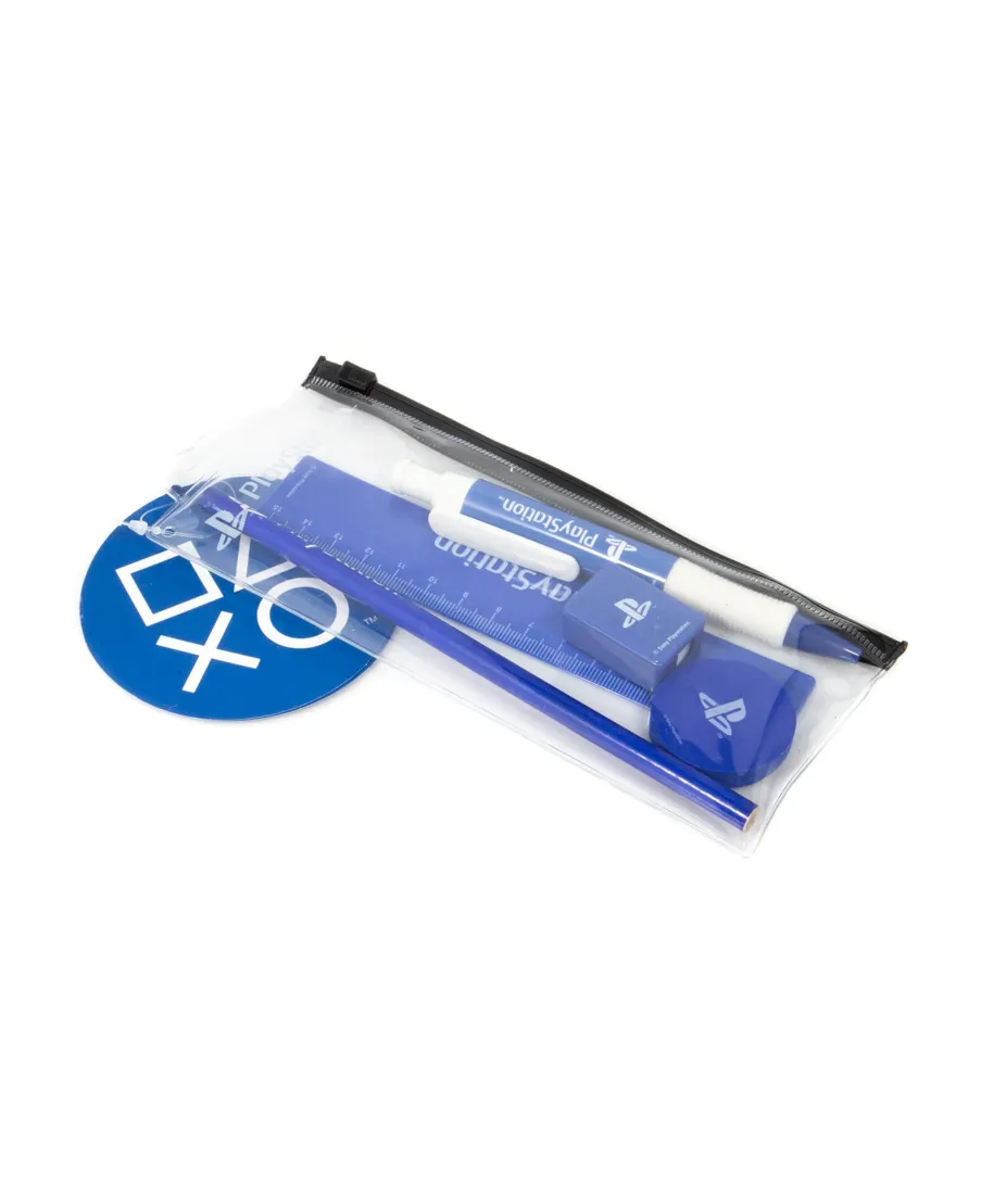 Playstation Classic White and Blue - przybory szkolne