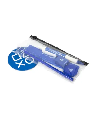 Playstation Classic White and Blue - przybory szkolne