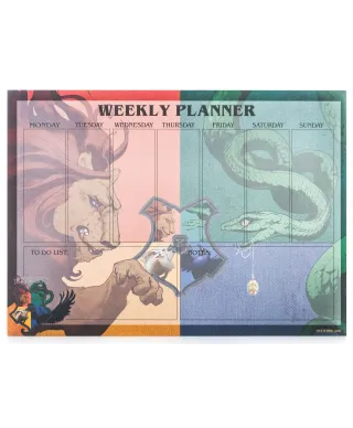 Harry Potter Intricate Houses - planer tygodniowy A4