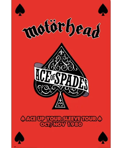 Motorhead Ace Up Your Sleeve Tour - plakat