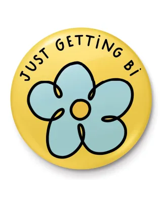 The Peach Fuzz Getting Bi - przypinka