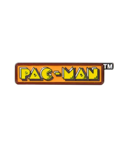 Pac Man Logo - przypinka