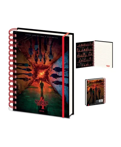 Stranger Things 4 Every Ending Has A Beginning - notes A5 kołozeszyt