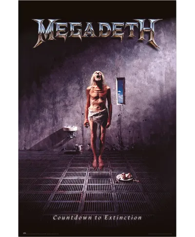 Megadeth Countdown To Extinction - plakat