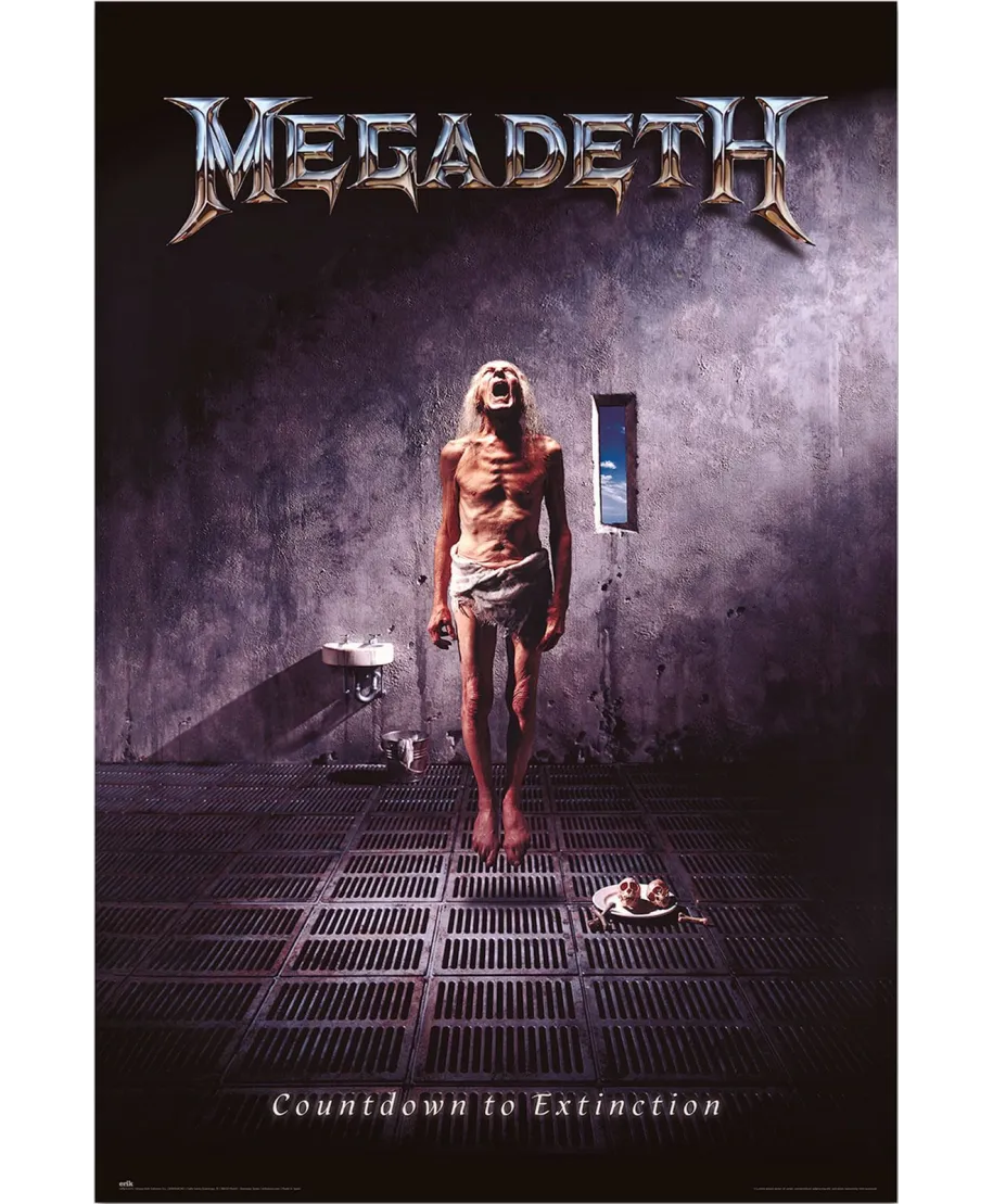 Megadeth Countdown To Extinction - plakat