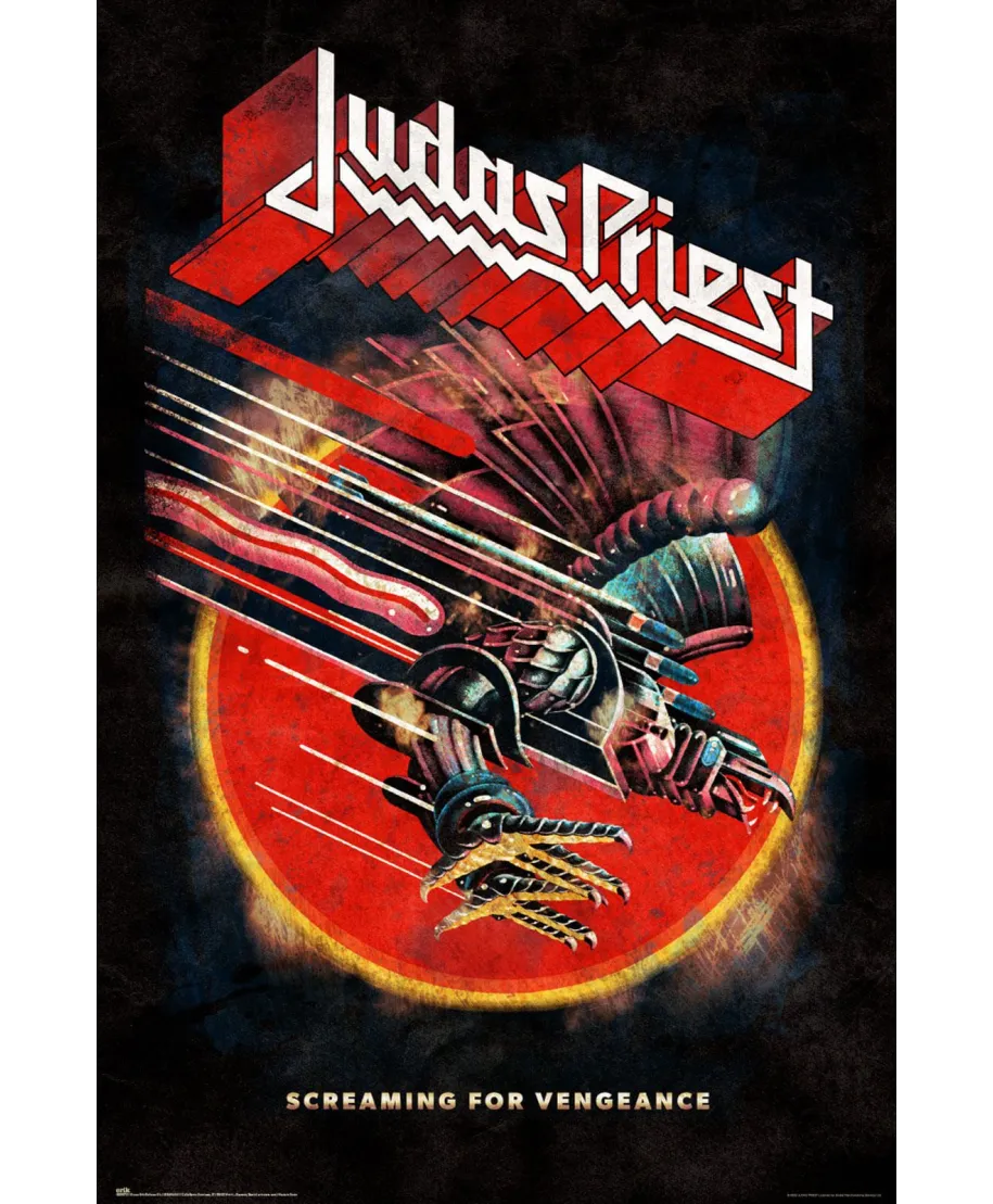 Judas Priest Screaming For Vengeance - plakat