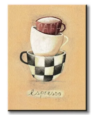 Cafe Espresso - Obraz na płótnie