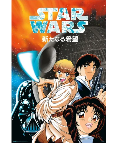 Star Wars Manga A New Hope - plakat