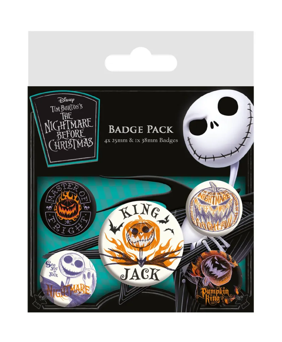 The Nightmare Before Christmas Colourful Shadows - przypinki