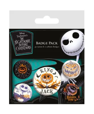 The Nightmare Before Christmas Colourful Shadows - przypinki