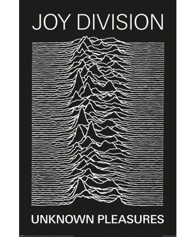 Joy Division Unknown Pleasures - plakat