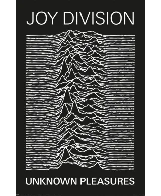 Joy Division Unknown Pleasures - plakat