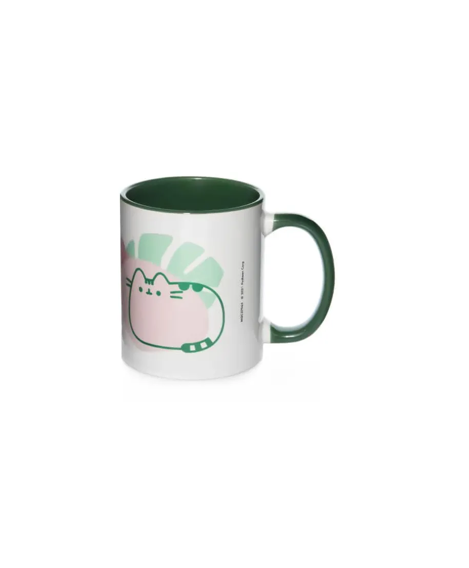 Pusheen Tropical Green kubek z wypełnieniem