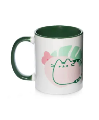 Pusheen Tropical Green kubek z wypełnieniem