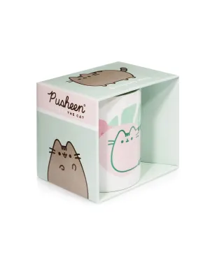 Pusheen Tropical Green kubek z wypełnieniem