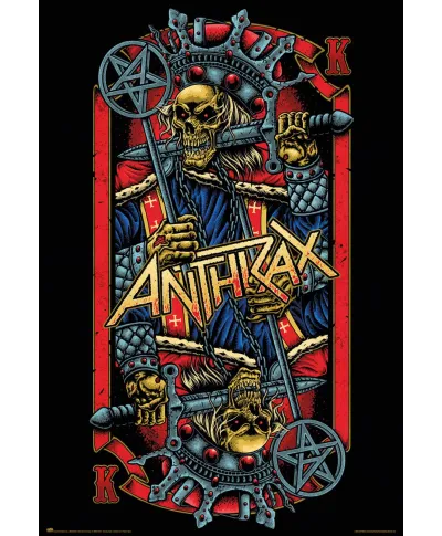 Anthrax Evil Kings - plakat