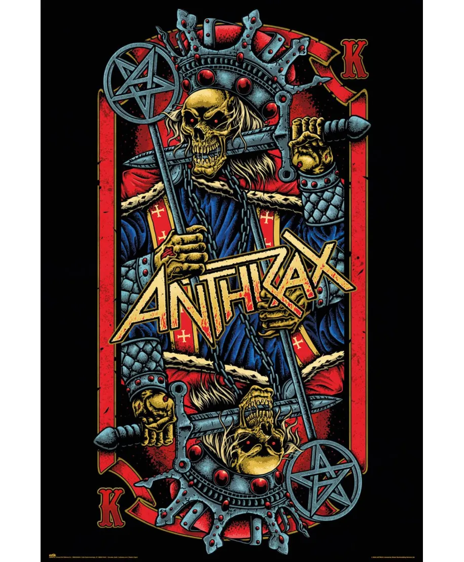 Anthrax Evil Kings - plakat