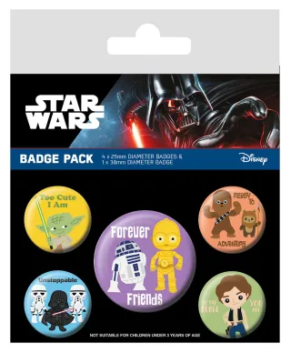Stars Wars Chibi - przypinki