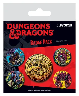 Dungeons and Dragons Beastly - przypinki