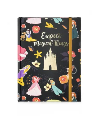 Disney Princess Expect Magical Things - notes A5 z gumką