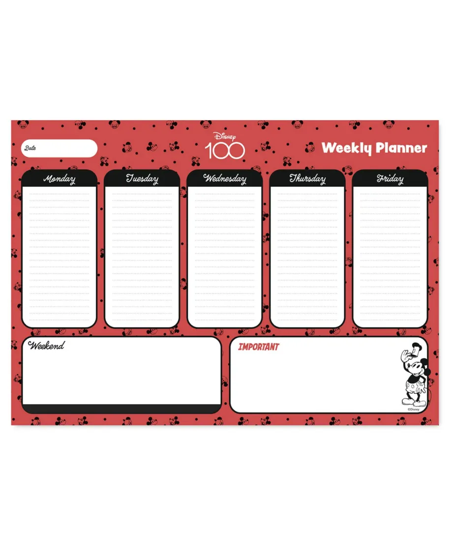 Disney Mickey - planer tygodniowy A4
