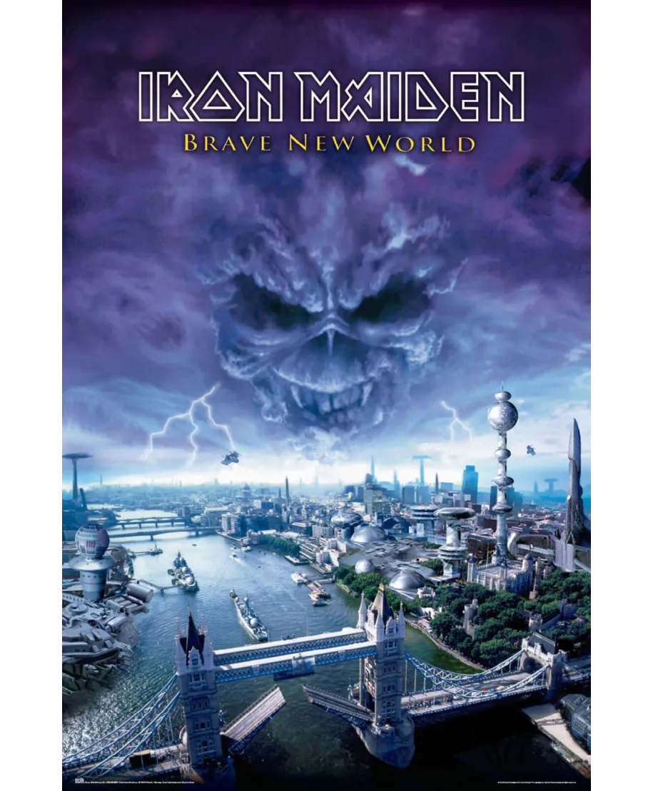 Iron Maiden Brave New World - plakat