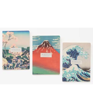 Hokusai - 3 zeszyty A5