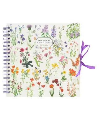 Botanical Wild Flowers - Scrapbook, Album na 80 zdjęć 10x15 cm