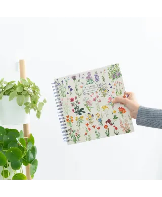 Botanical Wild Flowers - Scrapbook, Album na 80 zdjęć 10x15 cm