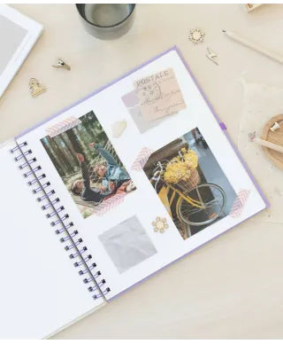 Botanical Wild Flowers - Scrapbook, Album na 80 zdjęć 10x15 cm