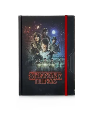 Stranger Things S1 VHS - notes A5 z gumką