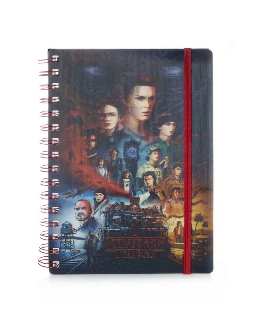 Stranger Things 4 Vecna - notes A5 kołozeszyt z metaliczną okładką