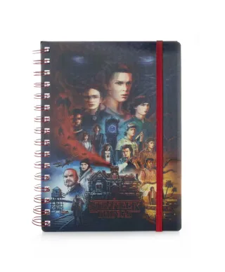 Stranger Things 4 Vecna - notes A5 kołozeszyt z metaliczną okładką