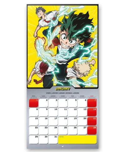 My Hero Academia - kalendarz 2024