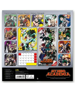 My Hero Academia - kalendarz 2024