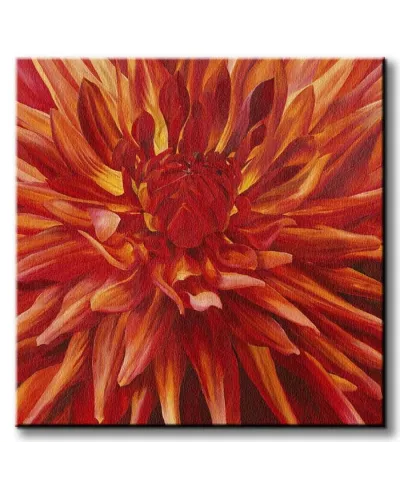 Fabulous Orange Dahlia - Obraz na płótnie