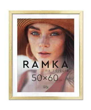 Ramka na zdjęcia 50x60 cm Złota