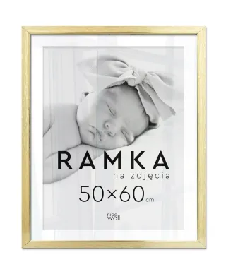 Ramka na zdjęcia 50x60 cm Złota