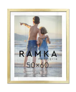Ramka na zdjęcia 50x60 cm Złota