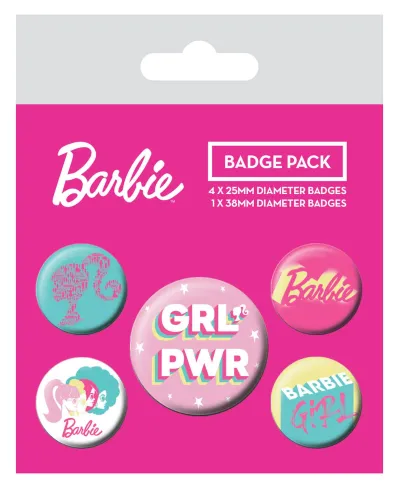 Barbie Grl Pwr - przypinki