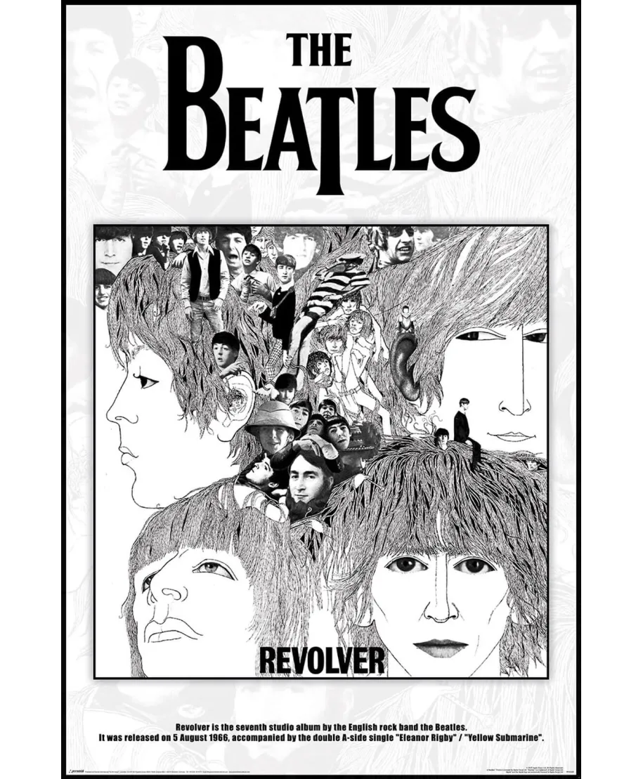 The Beatles Revolver Album Cover - plakat