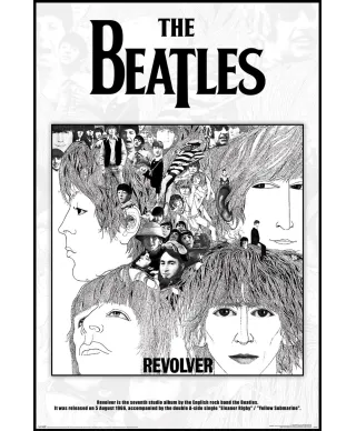 The Beatles Revolver Album Cover - plakat
