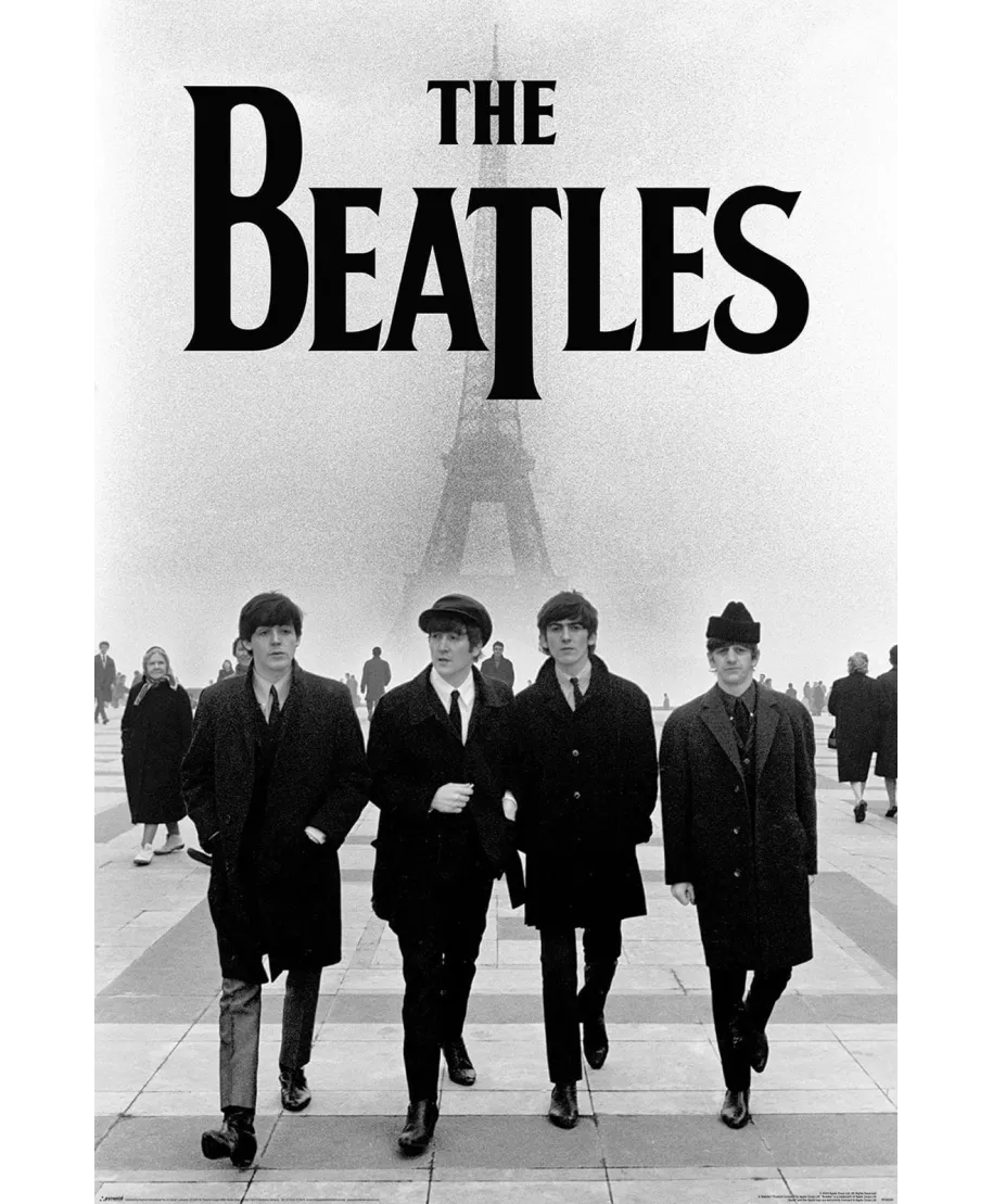 The Beatles Eiffel Tower - plakat