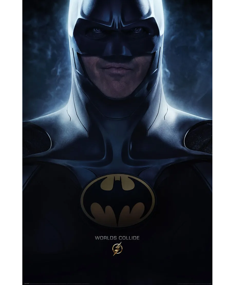 The Flash Batman World Collide - plakat