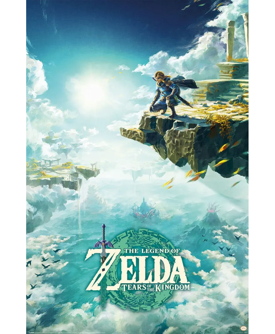 The Legend Of Zelda Tears Of The Kingdom Hyrule Skies - plakat