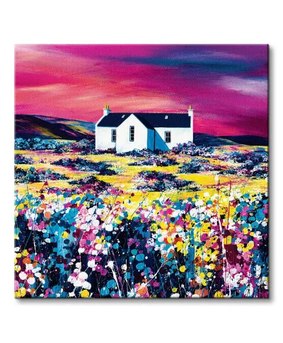 A Sky Of Pink - obraz na płótnie